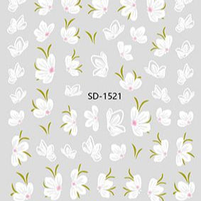 Nail Sticker 3D - 1521 - Flowers