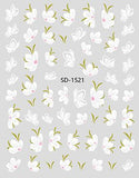 Nail Sticker 3D - 1521 - Flowers