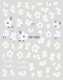 Nail Sticker 3D - 1522 - Flowers