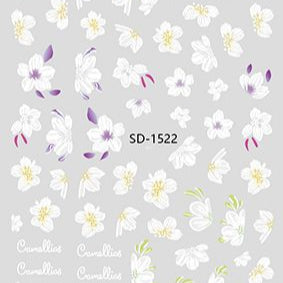 Nail Sticker 3D - 1522 - Flowers