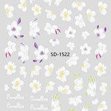 Nail Sticker 3D - 1522 - Flowers