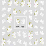 Nail Sticker 3D - 1523 - Flowers