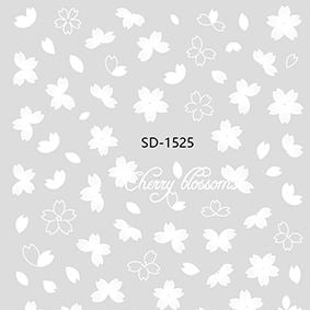 Nail Sticker 3D - 1525 - Flowers