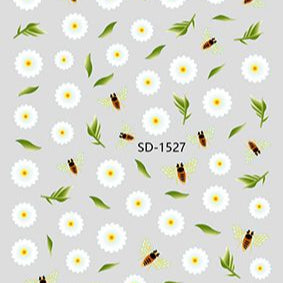 Nail Sticker 3D - 1527 - Flowers