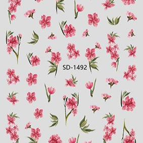 Nail Sticker 3D - 1492 - Flower