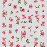 Nail Sticker 3D - 1492 - Flower