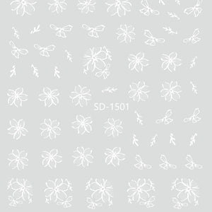 Nail Sticker 3D - 1501 - Flower
