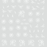 Nail Sticker 3D - 1501 - Flower