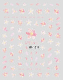 Nail Sticker 3D - 1517 - Flowers