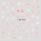 Nail Sticker 3D - 1517 - Flowers