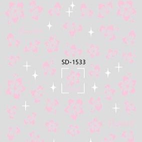 Nail Sticker 3D - 1533 - Flowers