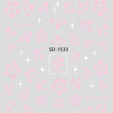 Nail Sticker 3D - 1533 - Flowers