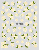 Nail Sticker 3D - 1530 - Flowers