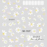Nail Sticker 3D - 1537 - Flowers