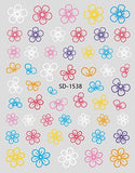 Nail Sticker 3D - 1538 - Flowers