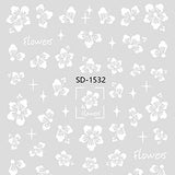 Nail Sticker 3D - 1532 - Flowers