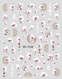 Nail Sticker 3D - 1536 - Flowers
