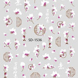 Nail Sticker 3D - 1536 - Flowers