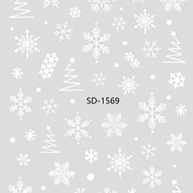 Nail Sticker 3D - 1569 - Snowflake