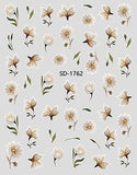 Nail Sticker 3D - 1762 - Flowers