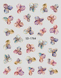 Nail Sticker 3D - 1764 - Flowers
