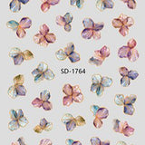 Nail Sticker 3D - 1764 - Flowers