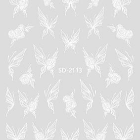 Nail Sticker 3D - 2113 - Butterfly