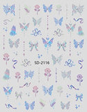 Nail Sticker 3D - 2116 - Butterfly