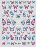 Nail Sticker 3D - 2104 - Butterfly
