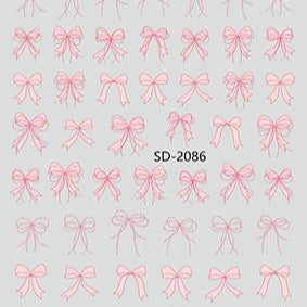 Nail Sticker 3D - 2086 - Bows