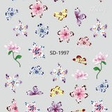 Nail Sticker 3D - 1997 - Flowers