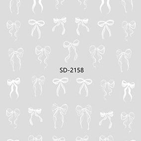 Nail Sticker 3D - 2158 - Ribbons