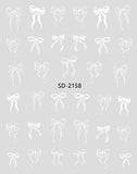 Nail Sticker 3D - 2158 - Ribbons