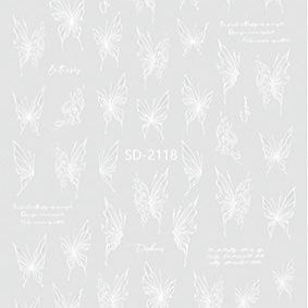 Nail Sticker 3D - 2118 - Butterfly