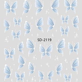 Nail Sticker 3D - 2119 - Butterfly