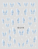 Nail Sticker 3D - 2119 - Butterfly