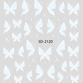 Nail Sticker 3D - 2120 - Butterfly