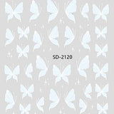 Nail Sticker 3D - 2120 - Butterfly