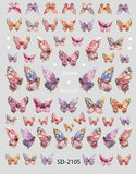 Nail Sticker 3D - 2105 - Butterfly