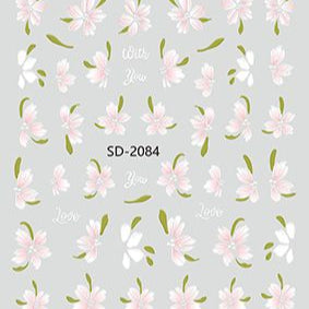 Nail Sticker 3D - 2084 - Flowers