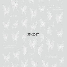 Nail Sticker 3D - 2087 - Butterfly