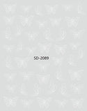 Nail Sticker 3D - 2089 - Butterfly