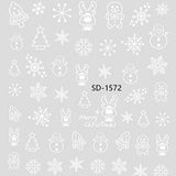 Nail Sticker 3D - 1572 - Christmas