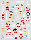 Nail Sticker 3D - 1577 - Christmas