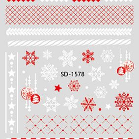 Nail Sticker 3D - 1578 - Christmas
