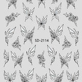 Nail Sticker 3D - 2114 - Butterfly