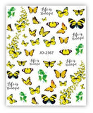 Nail Sticker - 2367 - Butterfly