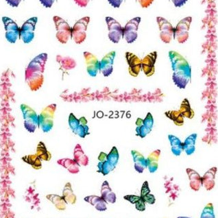 Nail Sticker - 2376 - Butterfly