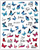 Nail Sticker - 2377 - Butterfly