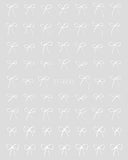 Nail Sticker 3D - 2233 - Bow - White